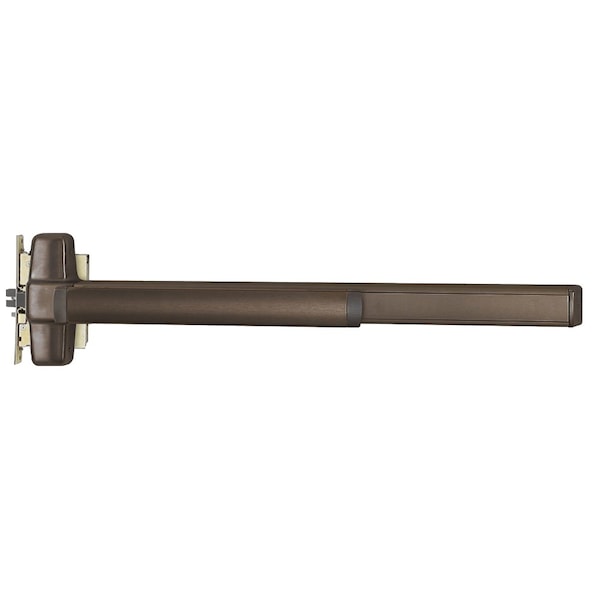 Grade 1 Fire Rated Mortise Exit Device, Wide Stile Pushpad, 36-in, Classroom Function, Lever with Es